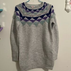 Girl’s XL Cat&Jack Long Sweater